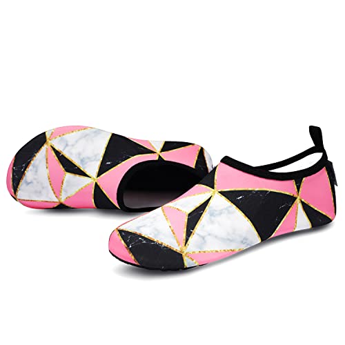 Marble Pink Splice Unisex Water Sports Beach Sand Socks