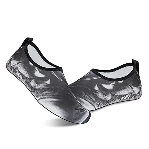 Moon Black Unisex Barefoot Beach Sand Socks