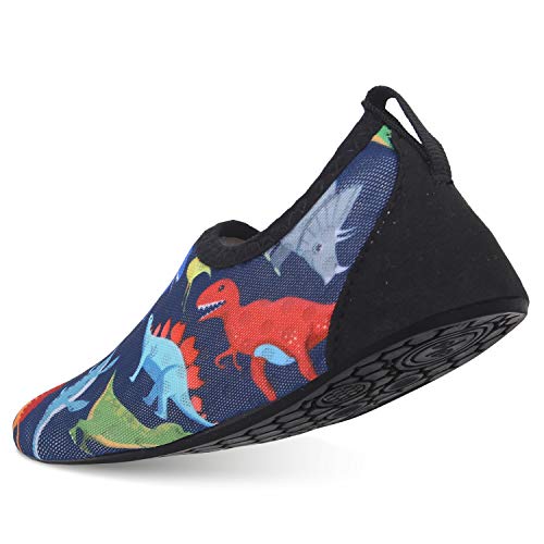 Dinosaur Blue Kids Water Barefoot Beach Socks