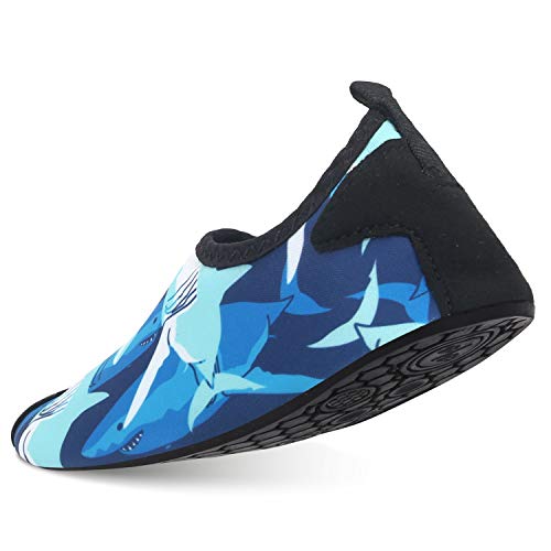 Shark Blue Kids Water Barefoot Beach Socks