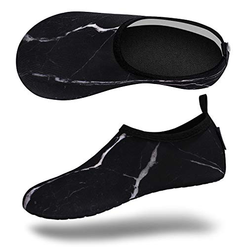 Marble Black Unisex Water Sports Beach Sand Socks