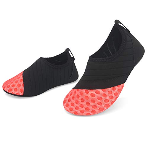 Black & Pink Kids Water Barefoot Beach Socks