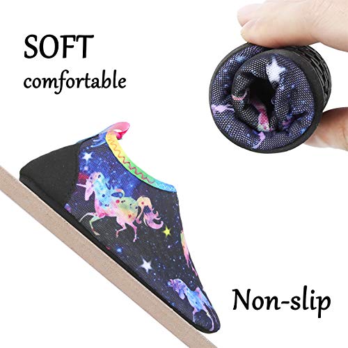 Space Unicorn Kids Water Barefoot Beach Socks