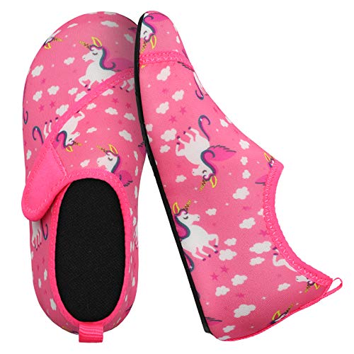 Unicorn Red Kids Water Barefoot Beach Socks