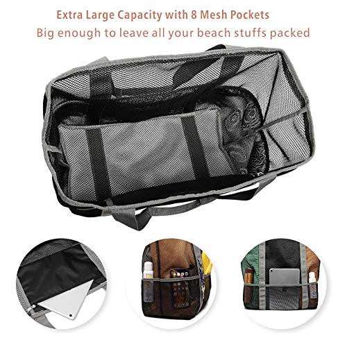 Foldable Mesh Beach Bag