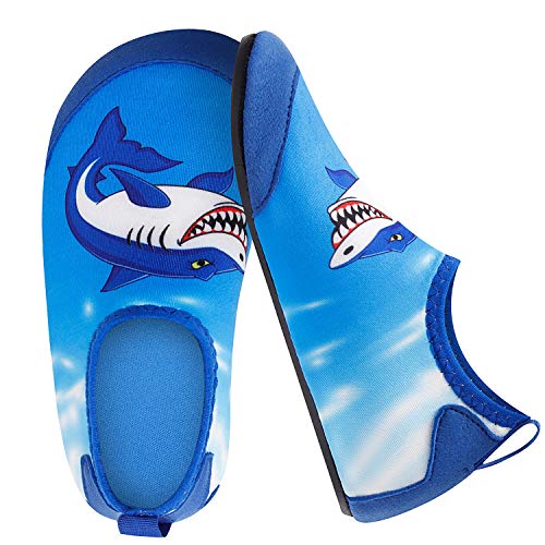 Blue Shark Kids Water Barefoot Beach Socks