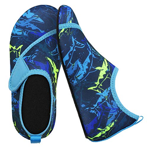 Shark Blue Kids Water Barefoot Beach Socks