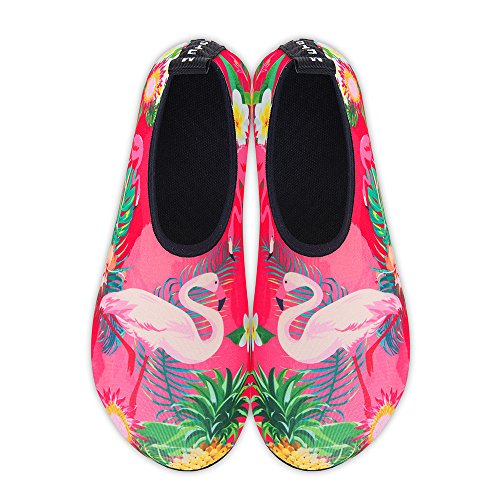 Red Flamingos Unisex Barefoot Beach Sand Socks