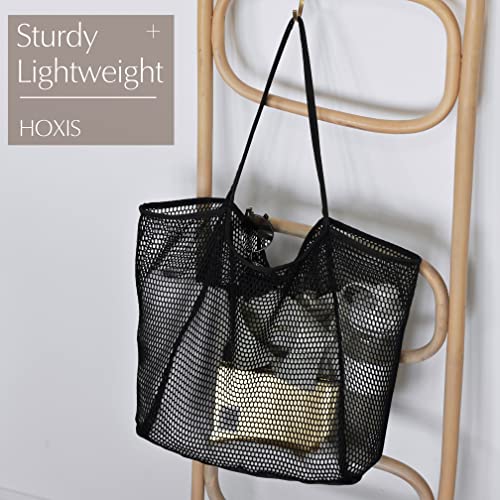 Mesh Beach Tote Womens Shoulder Handbag
