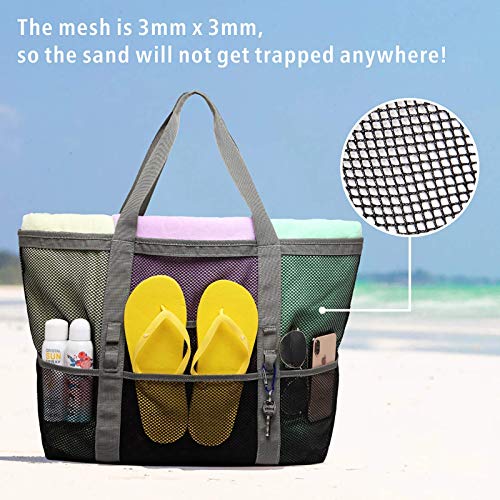 Foldable Mesh Beach Bag