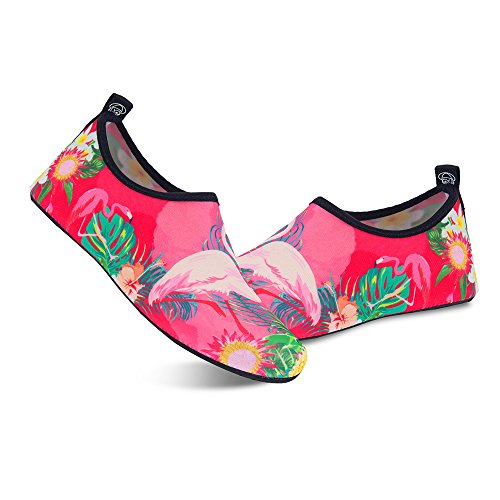 Red Flamingos Unisex Barefoot Beach Sand Socks