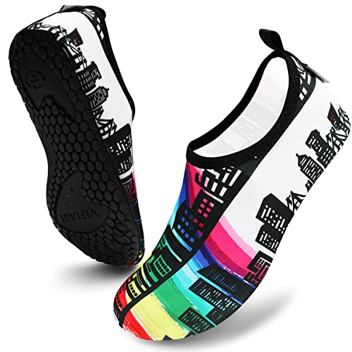 Painting Rainbow City Unisex Water Sports Beach Sand Socks