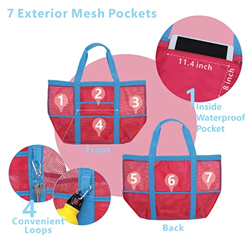 Foldable Mesh Beach Bag