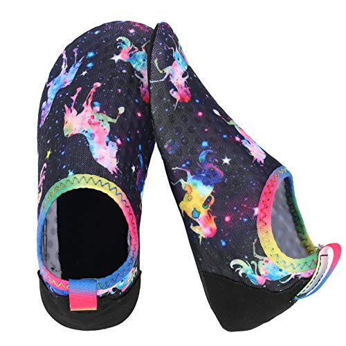 Space Unicorn Kids Water Barefoot Beach Socks