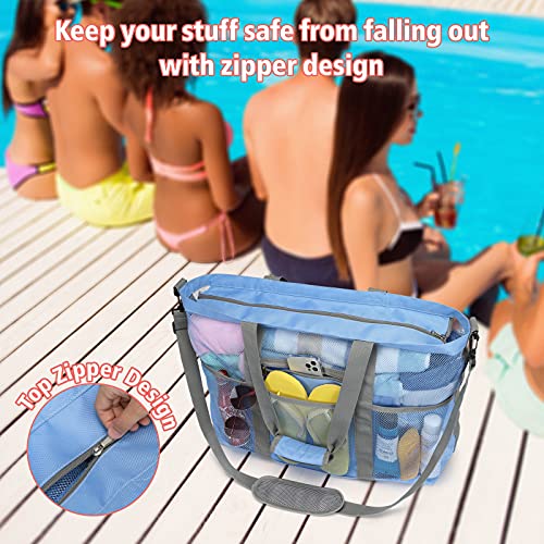 Foldable Mesh Beach Bag