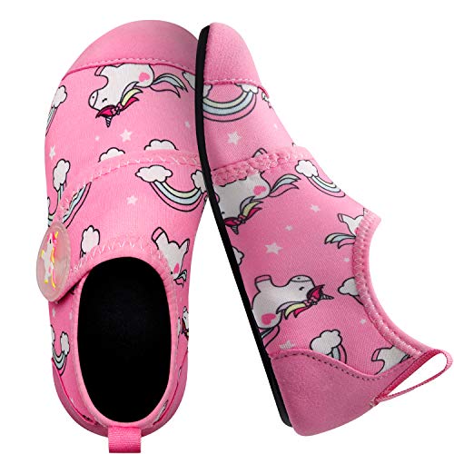 Unicorn Pink Kids Water Barefoot Beach Socks
