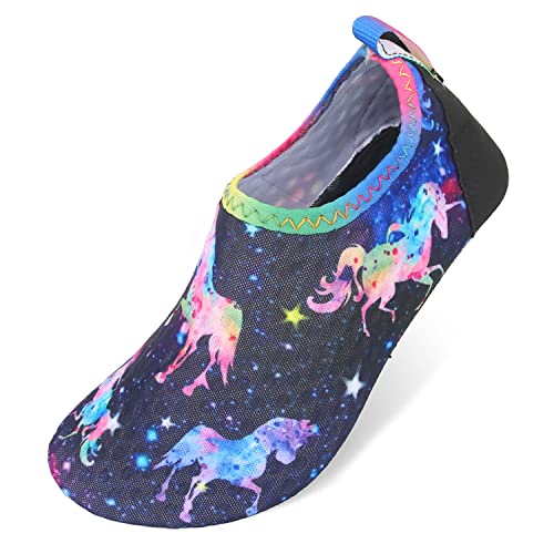Space Unicorn Kids Water Barefoot Beach Socks