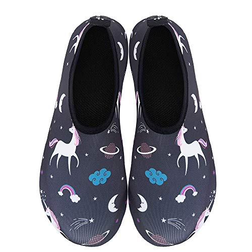 Rainbow Unicorn Unisex Barefoot Beach Sand Socks