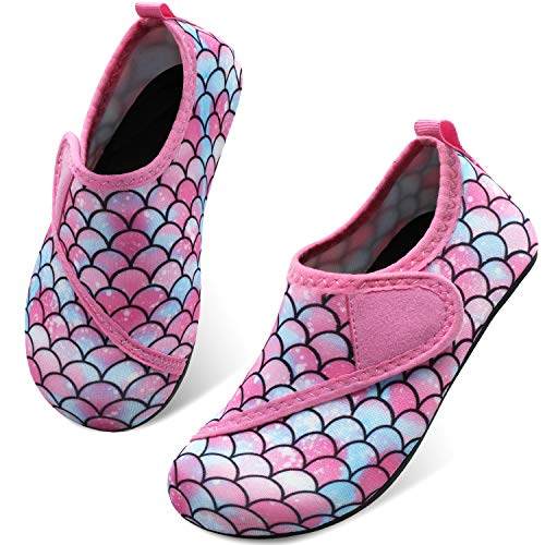 Mermaid Pink Kids Water Barefoot Beach Socks