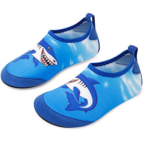 Blue Shark Kids Water Barefoot Beach Socks