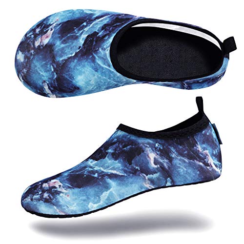 Marble Blue Unisex Water Sports Beach Sand Socks