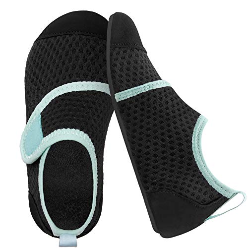 Black Light Blue Kids Water Barefoot Beach Socks