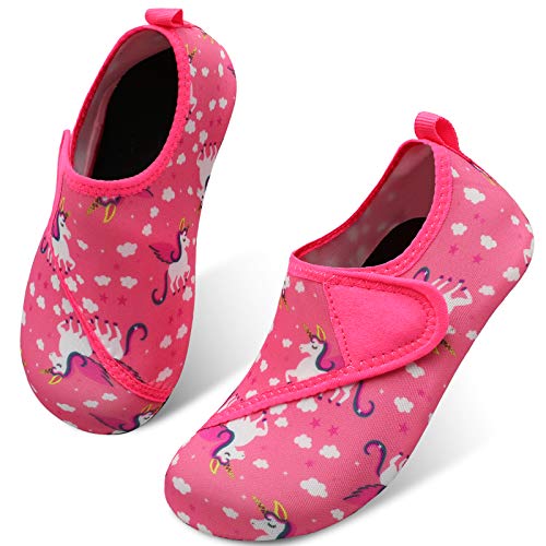 Unicorn Red Kids Water Barefoot Beach Socks