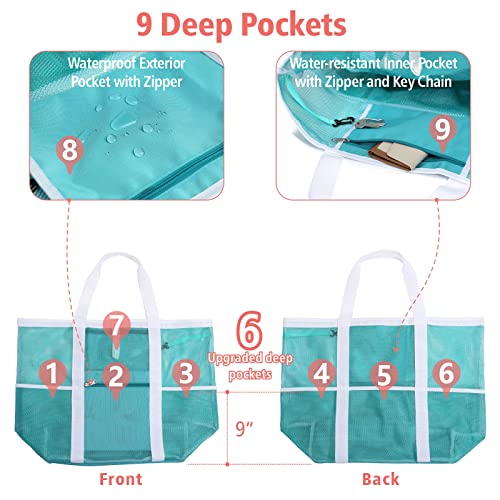 Foldable Mesh Beach Bag