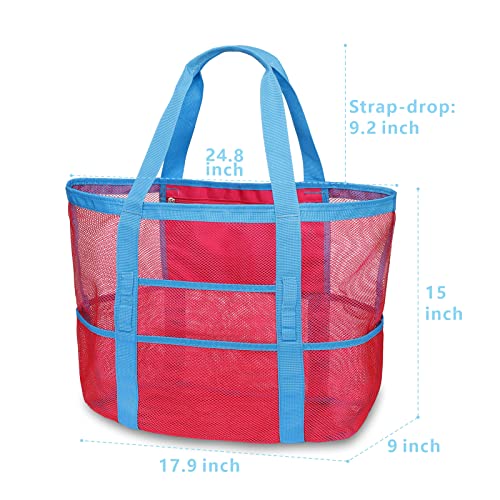 Foldable Mesh Beach Bag