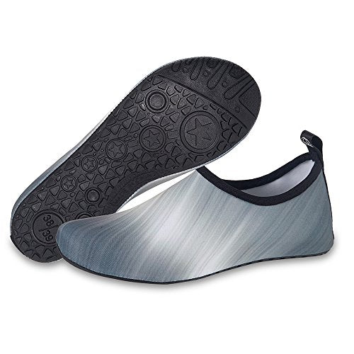 Gradient Gray Unisex Barefoot Beach Sand Socks