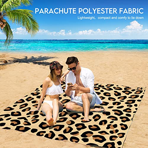Leopard Lightweight Waterproof Sandproof Beach Blanket