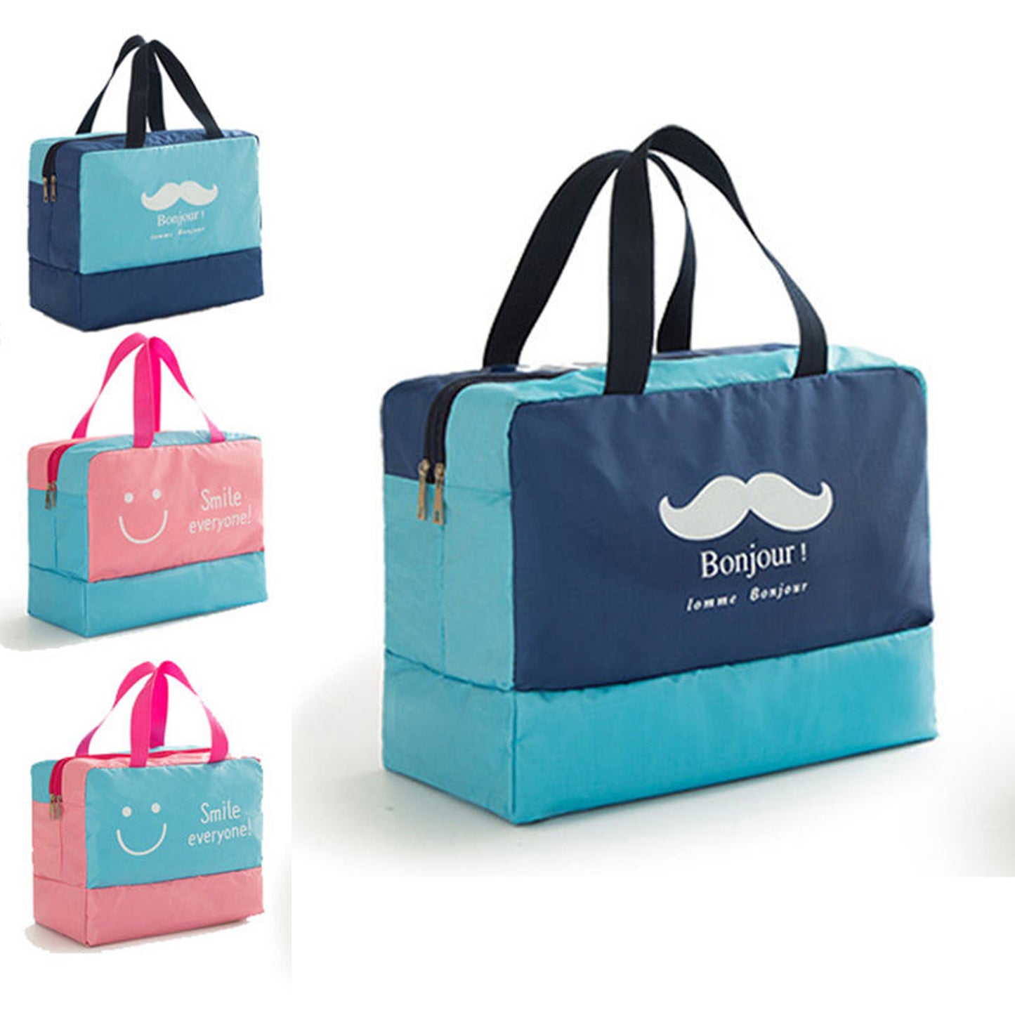 Ubeachzone Waterproof Beach Bag with Zipper