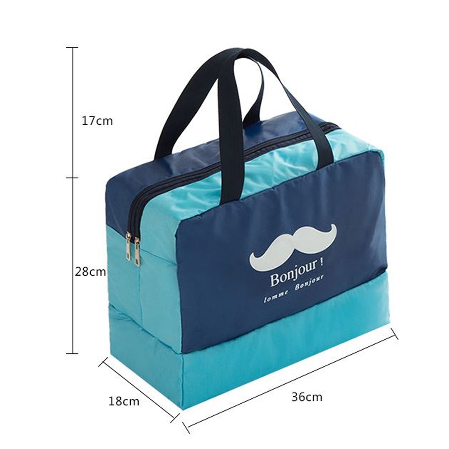 Ubeachzone Waterproof Beach Bag with Zipper